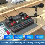 Podcast Equipment Bundle for 2 Mic Tiktok Video Content Creator Kit, Audio