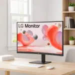 LG Monitors - Essential 32" FHD VA Curved Monitor 100Hz with FreeSync