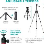 Movo iVlogger-PRO Vlogging Kit with Full Tripod for iPhone/Android - USB-C/Lightning YouTube Starter Kit for Content Creators