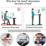 PRODESK Wheels Mobile Adjustable Laptop Computer Desk Car - Black