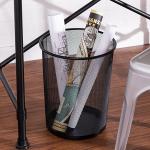 Waste Paper Bin - Black - 3 Piece